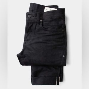 imogene + willie Black Slim Straight Jeans
